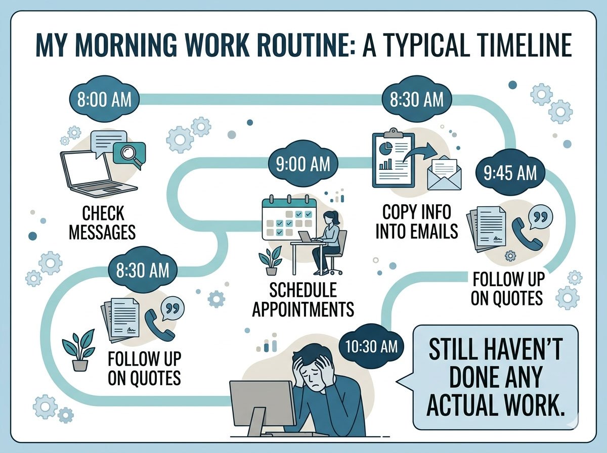 Automating repetitive daily tasks